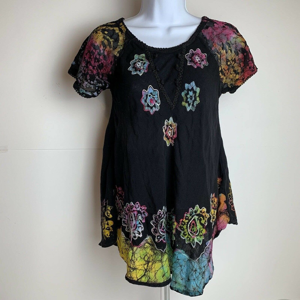 Karma Circle Rayon Boho Top Floral